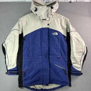 Vintage 90s OG "The North Face" GoreTex Windbreaker Jacket Women's Medium Blue